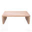 Table basse 47,2 "rustique sculptée à la main