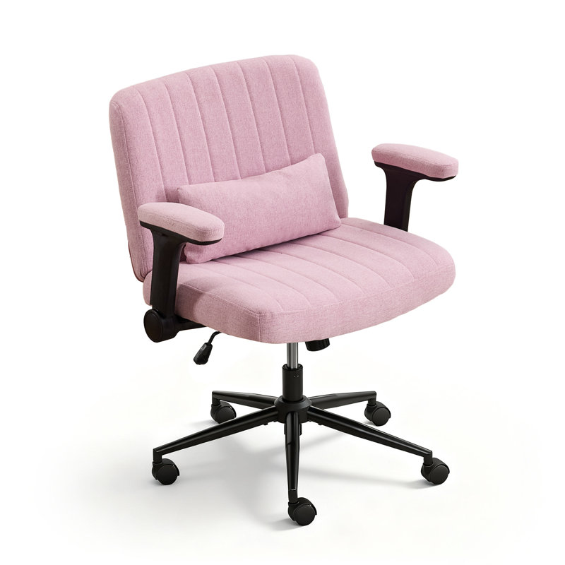 Inbox Zero Criss Cross Chair, Pink