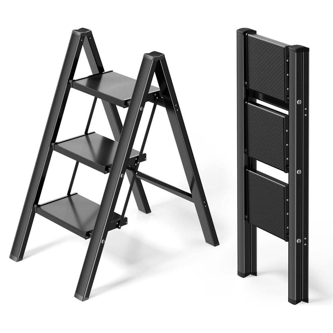 3 - Step Aluminium Lightweight Folding Step Ladder