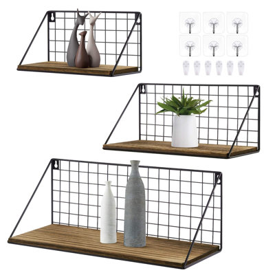 Mankin 3 Piece Floating Shelf