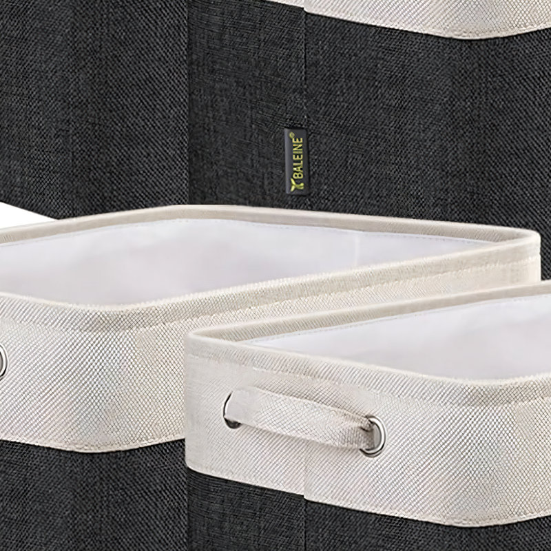 4-piece Black Fabric Storage Boxes, Dimensions: 12.2 X 8.2 X 8.2 Inches. Suitable For Shelf Storage/linen Storage. Organizes Clothes. Decorative Wardrobe Storage Boxes. Multifunctional Home Storage Solution.