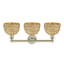 Alyxandrea - 3 lumières - Abat-jour naturel - Éclairage pour meuble-lavabo-89012382