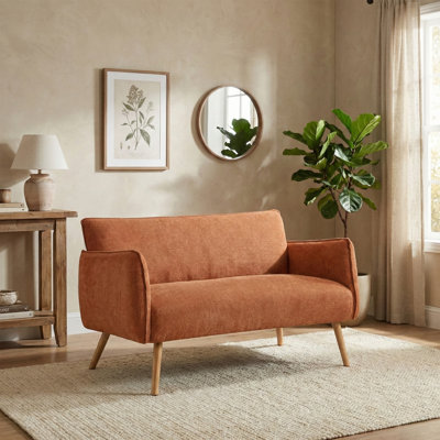 Piper Soft Touch Fabric 2 Seater Sofa
