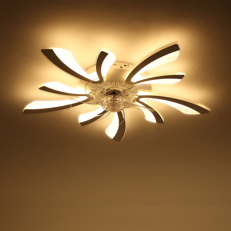 Annuska 78cm Ceiling Fan with LED Lights, White