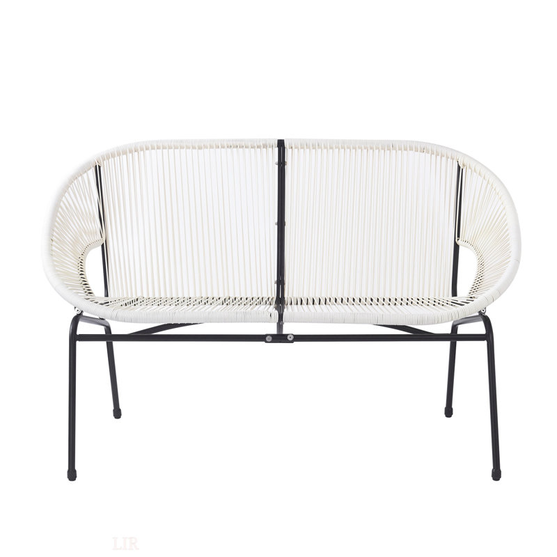 CONDESSA OUTDOOR PATIO WHITE LOVESEAT, Sofa
