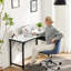 Bureaux de travail modernes en bois de style simple avec rangement-11543938-5360406