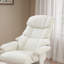 Fauteuil inclinable pivotant rembourré avec repose-pieds-2038869832-2038869833