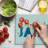 Ambesonne James Cutting Board Large Size Birthday Candle Pattern Multicolor