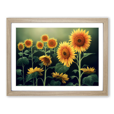 Masterful Sunflowers - Single Picture Frame Print