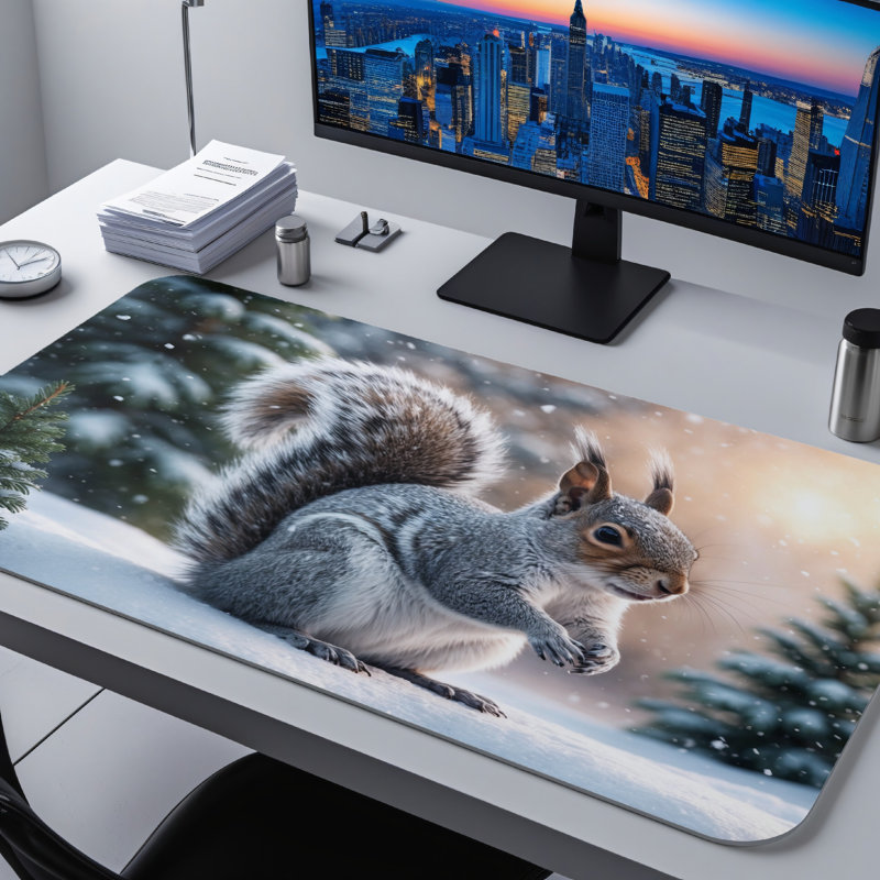 Polyester Desk Pad, 31.5x15.5