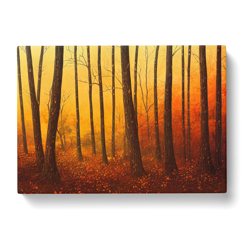 Superb Autumn Forest - Wrapped Canvas