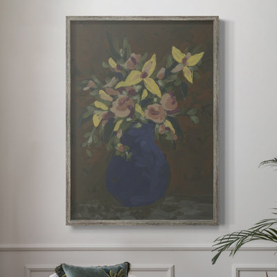 «Dark Bouquet I», reproduction encadrée - bois massif