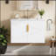 Meuble-lavabo 30 po avec lavabo en céramique rétro