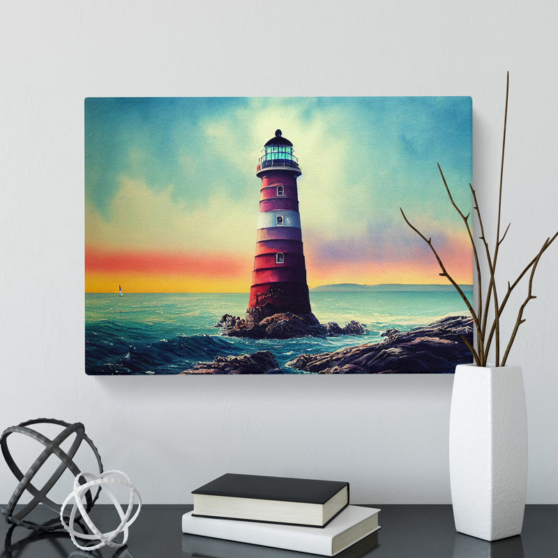 Lighthouse Vol.4 - Wrapped Canvas, 40cm H x 60cm W x 3cm D