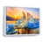 White Floater Framed