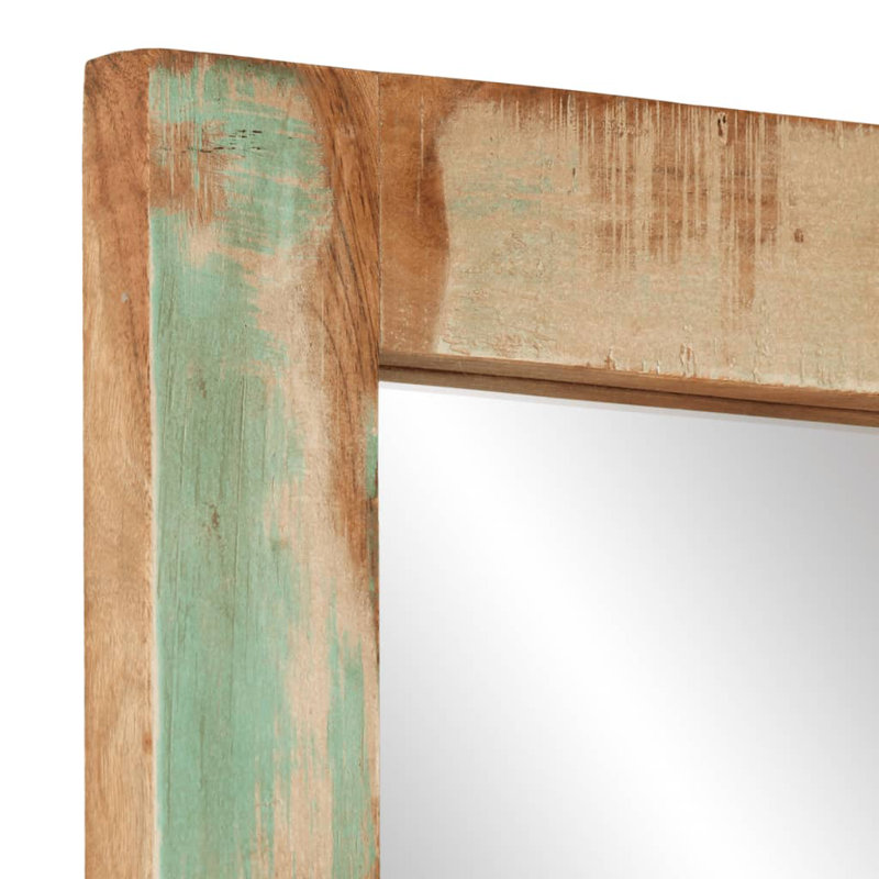 Scottsboro Rectangle Wall Mirror, Green/Brown
