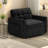 Compact Multifunctional Black Sofas, Metal & Wood Adjustable For Small Spaces