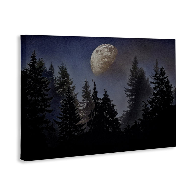«Love And The Moon», toile par Sophie 6, H 16 po x l 24 po