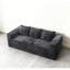 Canapé Cloud dans une boîte, canapé désossé, canapé en velours côtelé à assise profonde confortable, comprimé, sans assemblage, mousse à mémoire de forme, petits lits modernes pour petits espaces, appartement-428933484