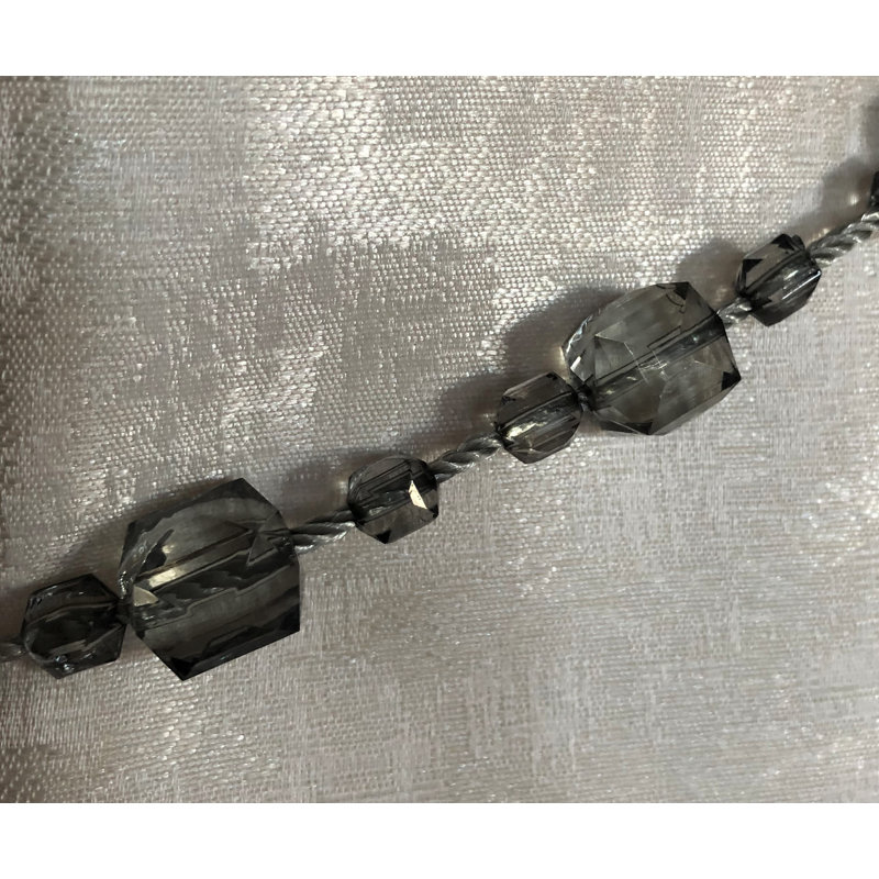 Damon 1.5cm Curtain Holdback/Tieback, Smoke