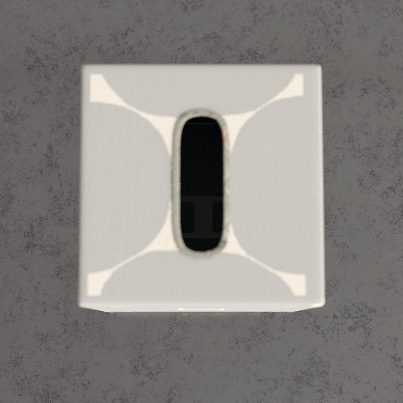 Tissue Box Cover, Gray
