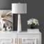 Lampe de table blanche 30 po Aliso