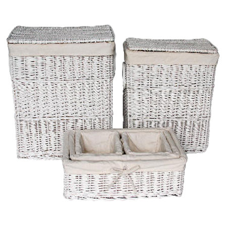 6 Piece Wicker Laundry Set