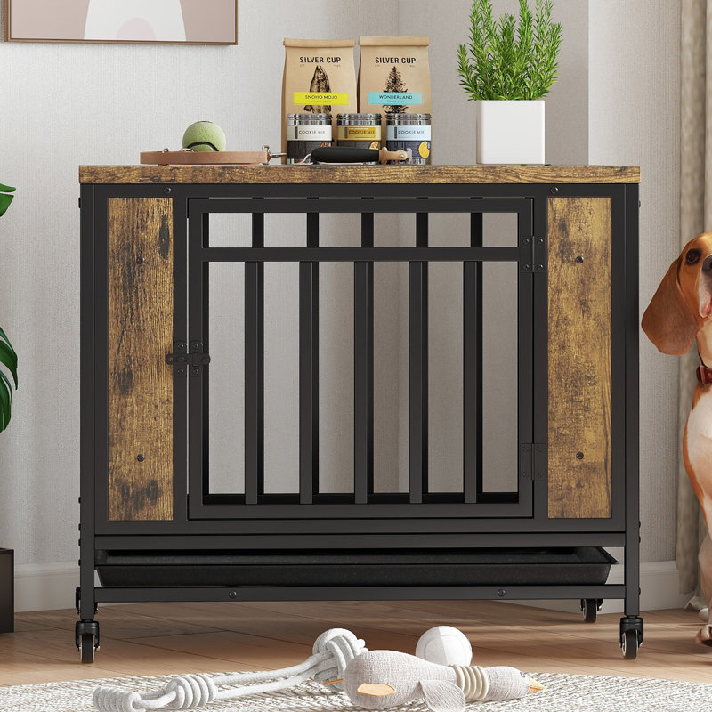 Mobilier de niche pour chien, 27,3 po H x 32,5 po L x 18,5 po P