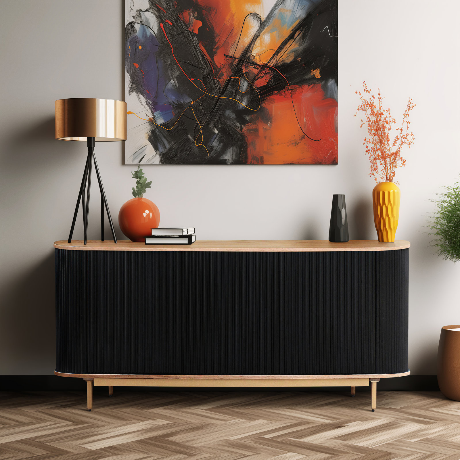 Metal Mango Sideboard