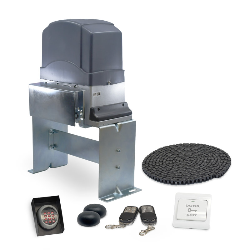 ALEKO AC2700 Heavy-Duty Sliding Gate Opener Kit with Remote Control