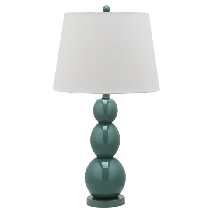Dearis Glass Table Lamp, Marine Blue
