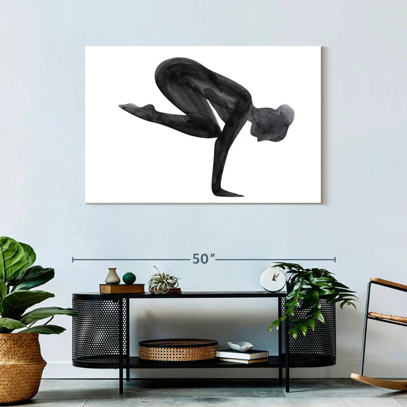 Kerrick Yoga Asana Pose, H 30 po x l 45 po