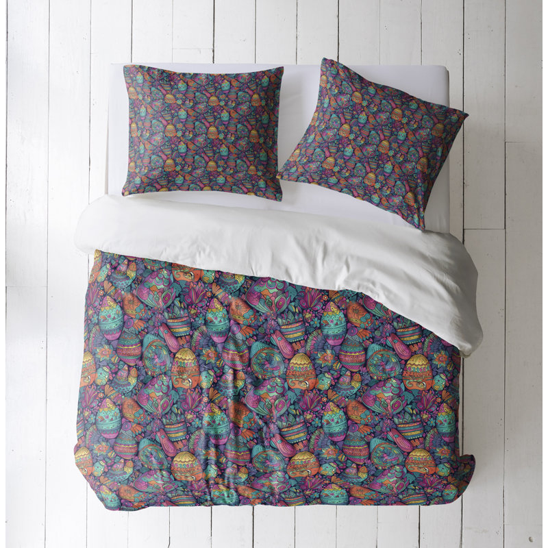 Abstract Duvet Cover, King Duvet Cover + 2 King Shams