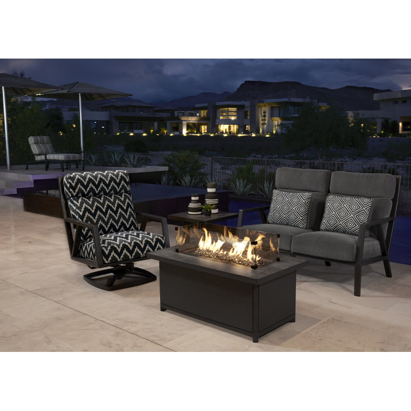 Aris Outdoor Rocker Chair, Copper Creek, Adena Shale