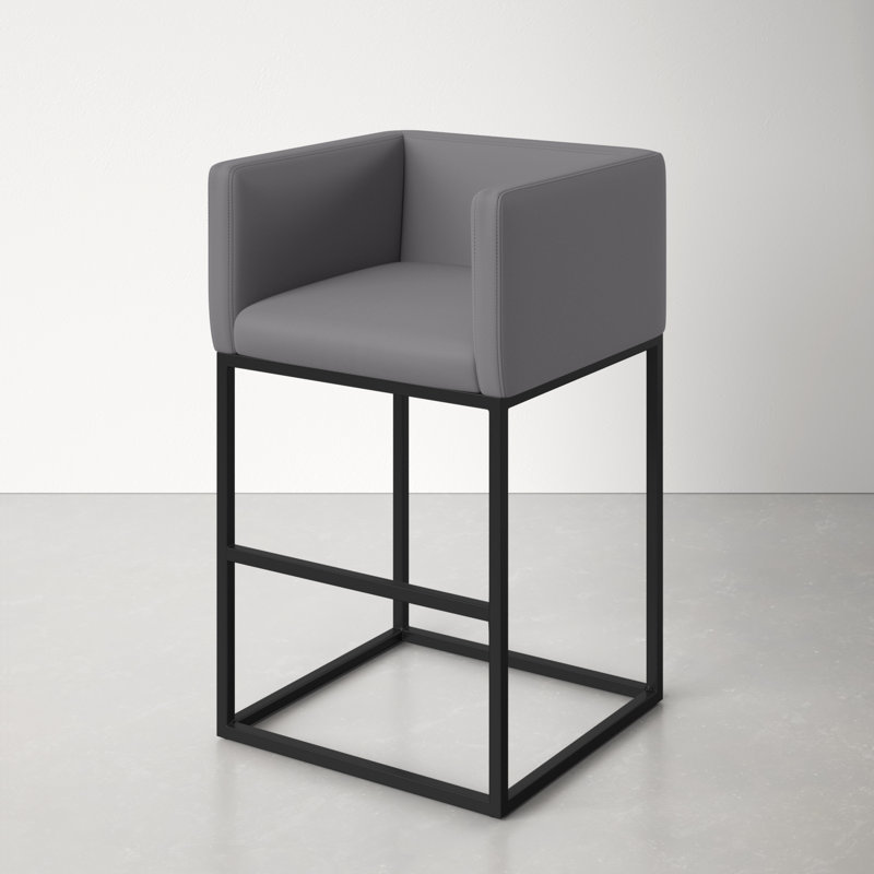 Champlain Bar & Counter Stool, Bar Stool (29" Seat Height), 1, Gray