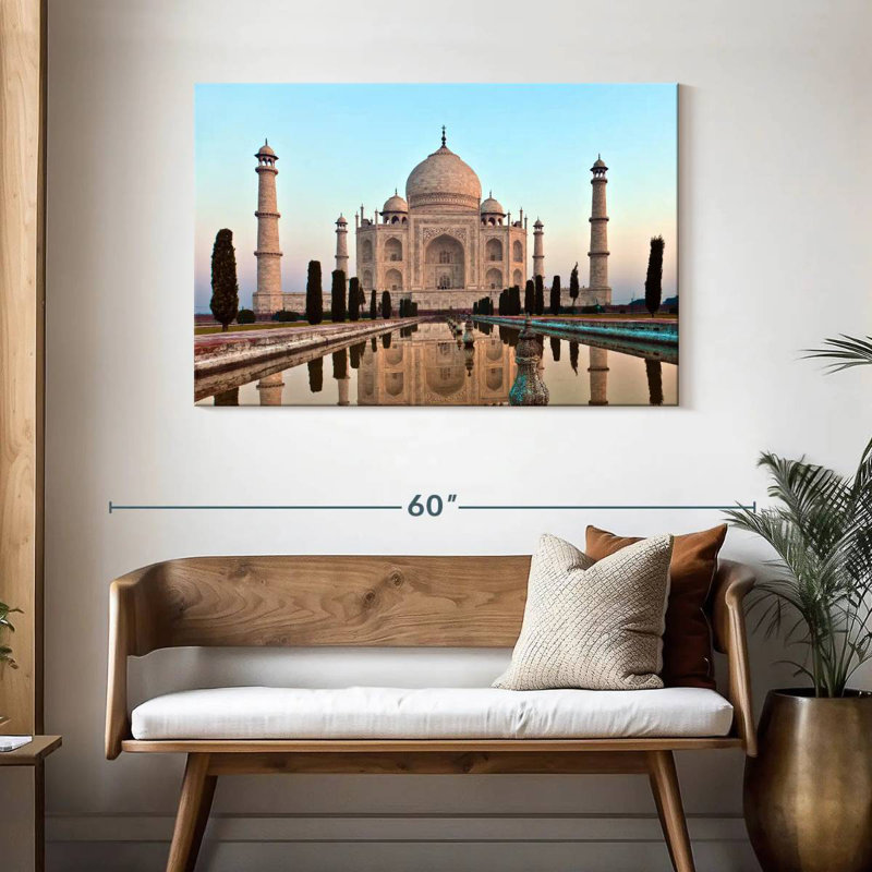 Ravi Taj Mahal au coucher du soleil, H 30 po x l 45 po