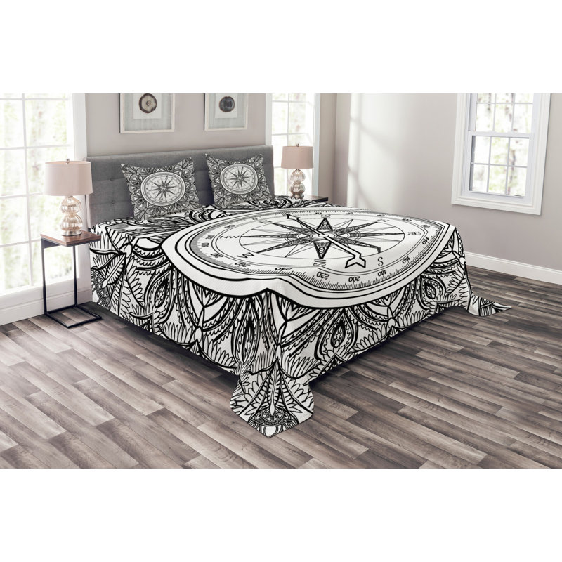 Bedspread Set with Shams, 220 x 264 cm