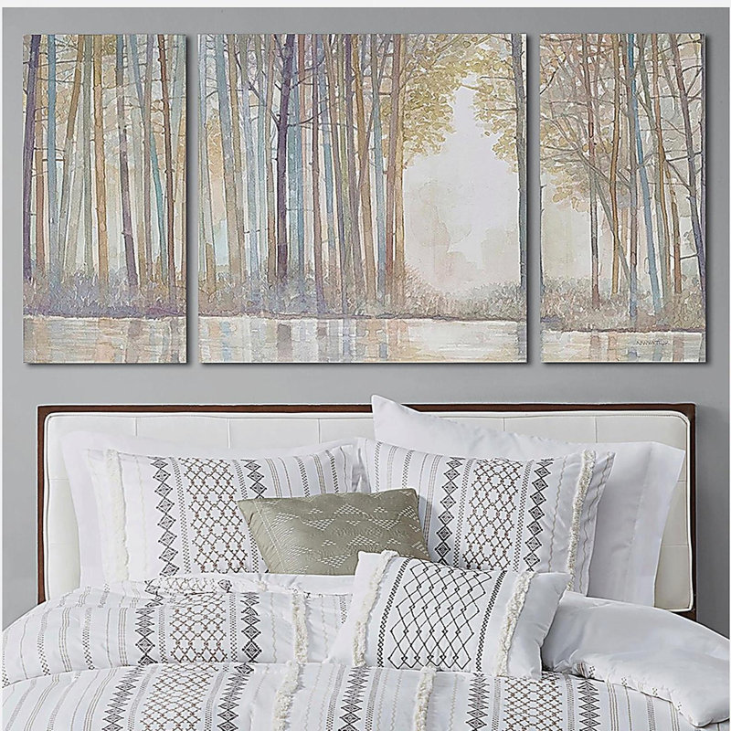 Ensemble d'art mural en toile 3 pièces Triptych