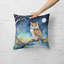Coussin Owl perché dans un arbre côtier-112679624