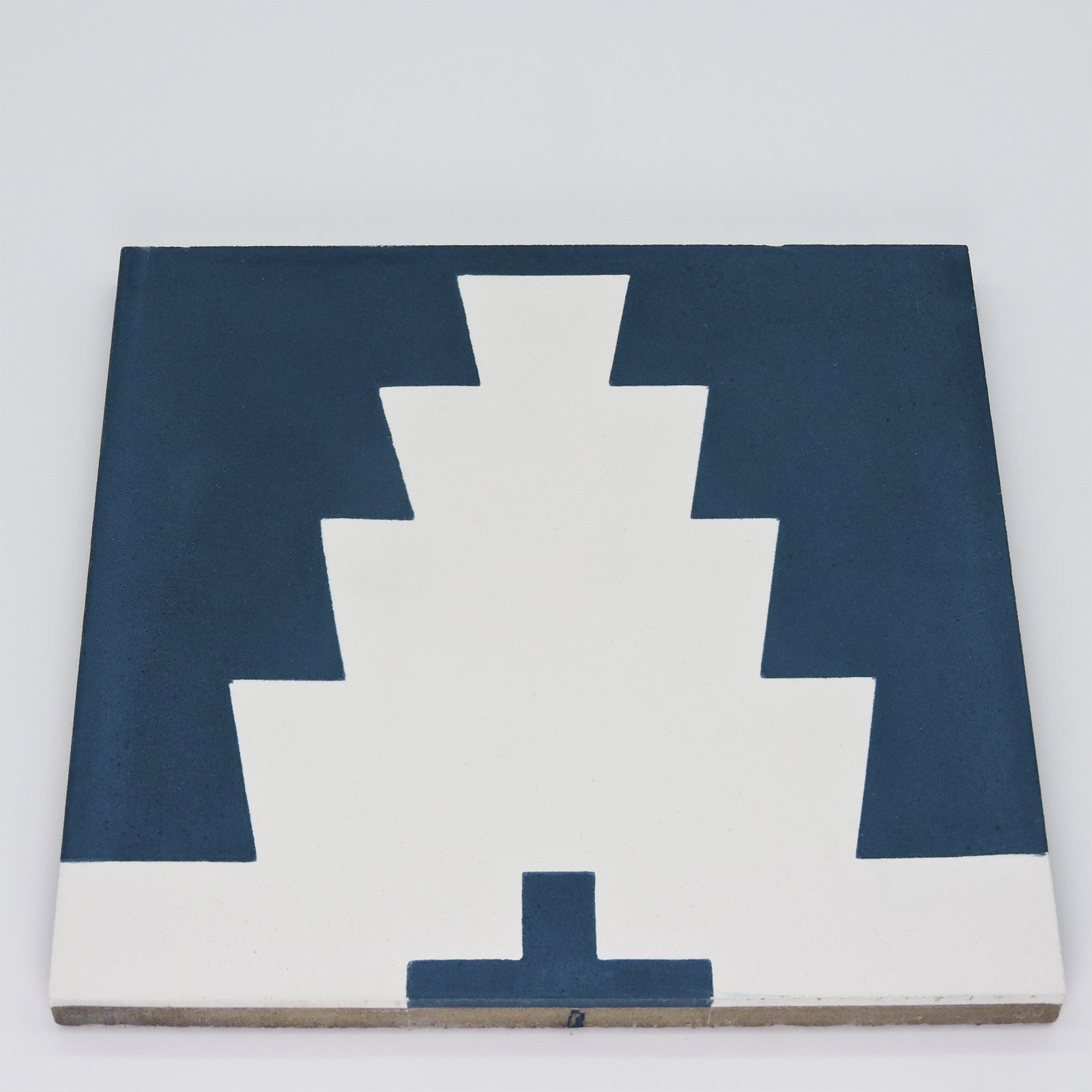 Midar 8" x 8" Wall & Floor Tile, Blue/White