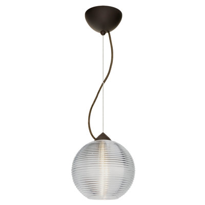Luminaire sphère suspendu 1 lumières simple Kristall