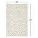 Talullah Abstract Hand Tufted Wool Area Rug in Beige/Gray