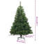  Artificial Christmas Tree with 150 LEDs Green PE and PVC-584376326-584376324