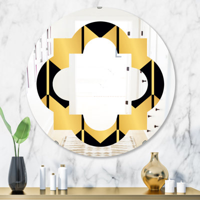 Miroir mural Hexagon Abstract Design III