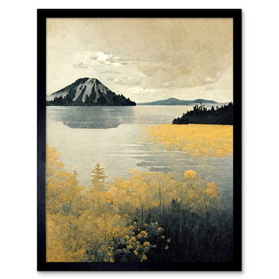 Crater Lake National Park Oregon 1 Piece Single Picture Frame Wall Art