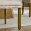 Ensemble de salle à manger rectangulaire moderne en verre avec chaises Parsons capitonnées-430299495-430299514