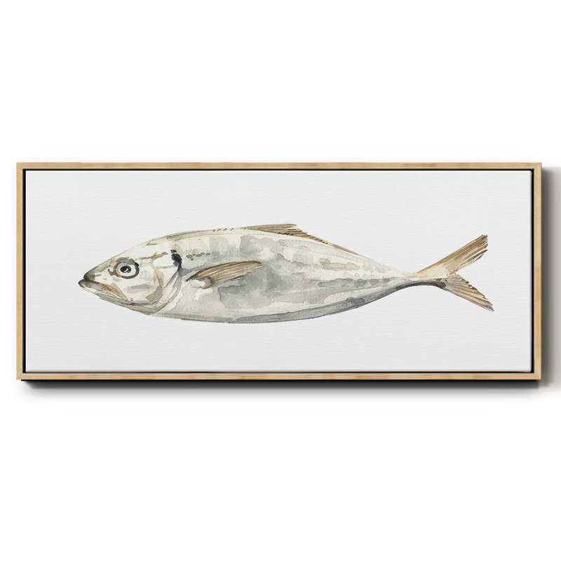 " Silver Fish I ", Natural, 12" H x 30" W x 1.5" D