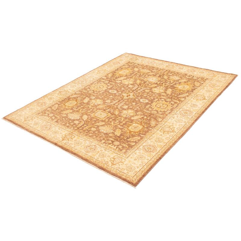 Tapis brun Peshawar Oushak 8 pi 0 po x 10 pi 1 po