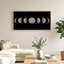 Tableau encadré sur toile représentant les phases de la lune, 122 x 61 cm (48 x 24 pouces), lot de 1-424468581