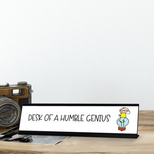 Plaque de bureau